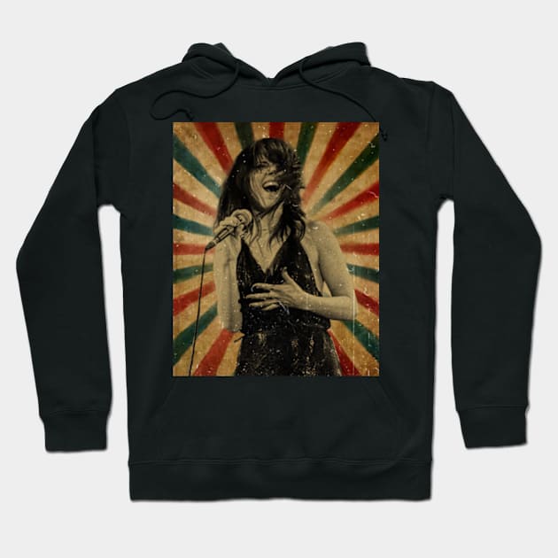 Imelda may - Photo Vintage Retro Look Fan Design Hoodie by Janji Joni